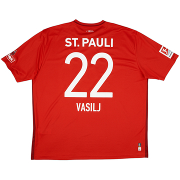 2023-24 St. Pauli GK S/S Shirt Vasilj #22 - 10/10 - (3XL)