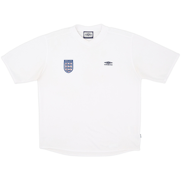 2000-02 England Umbro Training Shirt - 6/10 - (L)
