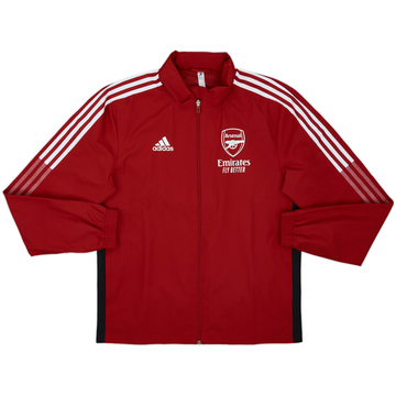 2021-22 Arsenal adidas Hooded Track Jacket - 10/10 - (S)