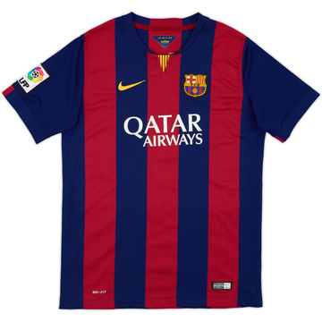 2014-15 Barcelona Home Shirt - 9/10 - (XL.Boys)