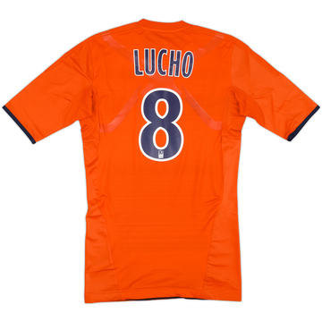 2011-12 Olympique Marseille Player Issue TechFit Third Shirt Lucho #8 (L)