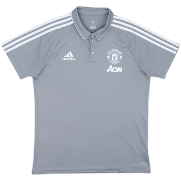 2017-18 Manchester United adidas Polo Shirt - 8/10 - (L)