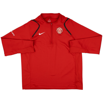 2006-07 Manchester United Nike 1/4 Zip Drill Top - 6/10 - (XL)