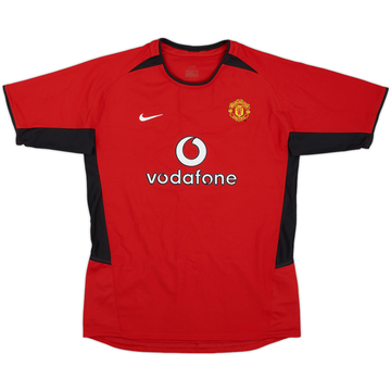 2002-04 Manchester United Home Shirt - 9/10 - (XL.Boys)