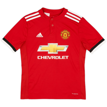 2017-18 Manchester United Home Shirt - 9/10 - (M.Boys)