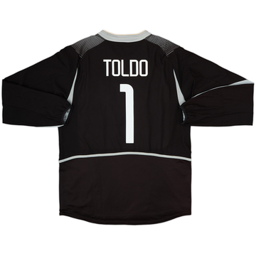 2002-03 Inter Milan GK Shirt Toldo #1 - 6/10 - (L)