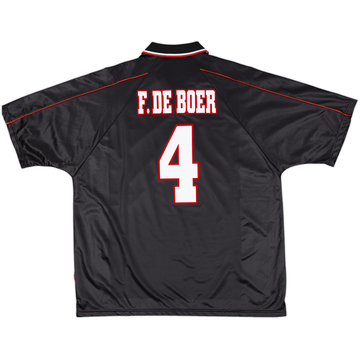 1998-99 Ajax Away Shirt F.De Boer #4 - 10/10 - (XXL)
