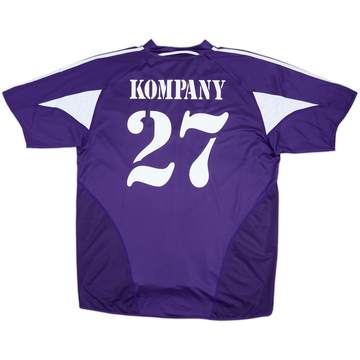 Camiseta de visitante del Anderlecht 2004-05 Kompany #27 - 9/10 - (XL)