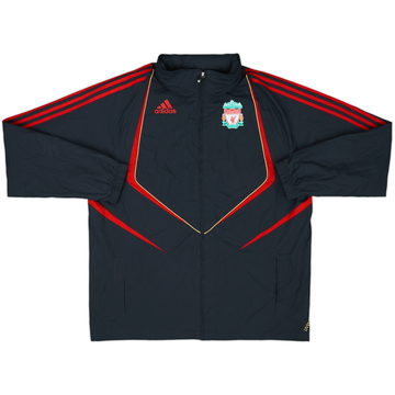2009-10 Liverpool adidas Hooded Rain Jacket - 8/10 - (L)