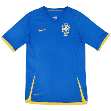 2008-10 Brazil Away Shirt - 9/10 - (L.Boys)