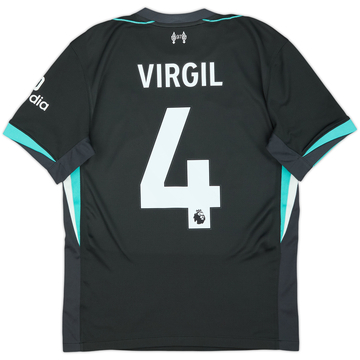 2024-25 Liverpool Away Shirt Virgil #4 - 10/10 - (S)