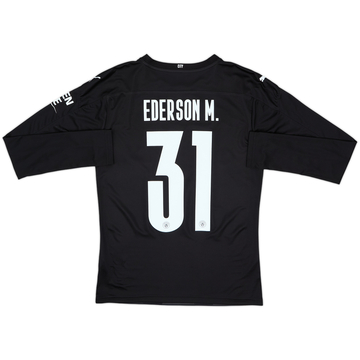 2020-21 Manchester City GK Shirt Ederson M. #31 - 7/10 - (S)
