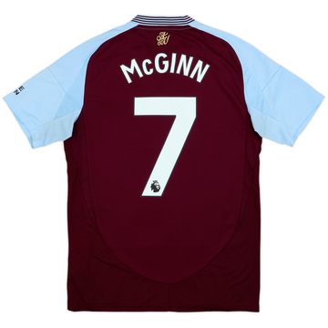 2024-25 Aston Villa Home Shirt McGinn #7 - 8/10 - (M)