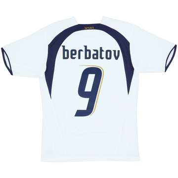 2006-07 Tottenham Home Shirt Berbatov #9 - 9/10 - (S)