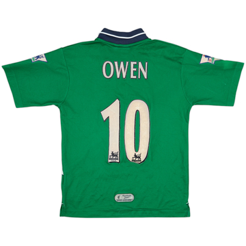 Camiseta de visitante del Liverpool 1999-00 Owen #10 - 7/10 - (12-13 Años)