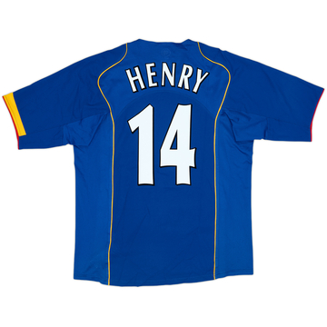 2004-06 Arsenal Away Shirt Henry #14 - 8/10 - (L)