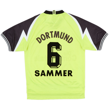 1995-96 Borussia Dortmund Home Shirt Sammer #6 - 9/10 - (S)
