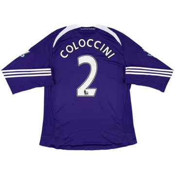2008-09 Newcastle Player Issue Away L/S Shirt Coloccini #2 - 8/10 - (XL)
