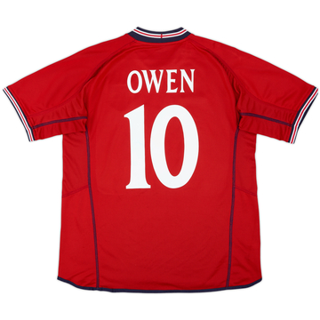 2002-04 England Away Shirt Owen #10 - 8/10 - (L)