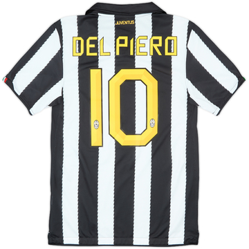 2010-11 Juventus Home Shirt Del Piero #10 - 10/10 - (S)