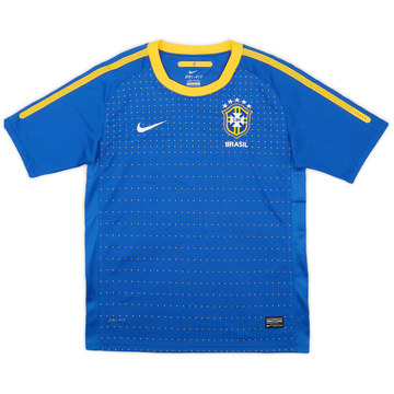 2010-11 Brazil Away Shirt - 8/10 - (L.Boys)