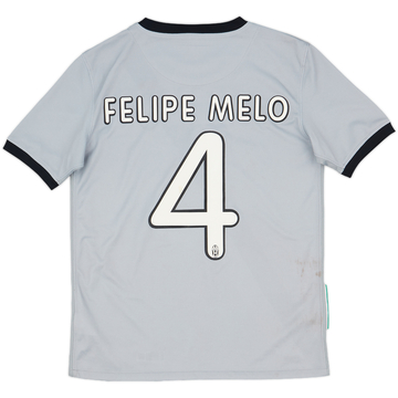 2009-10 Juventus Away Shirt Felipe Melo #4 - 7/10 - (XL.Boys)