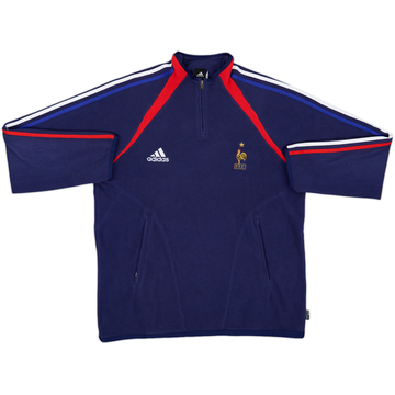 2003-04 France adidas 1/4 Zip Fleece Top - 8/10 - (L/XL)