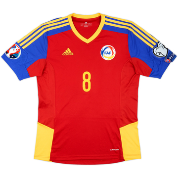 2014 Andorra Match Issue Home Shirt #8 (Vieira)