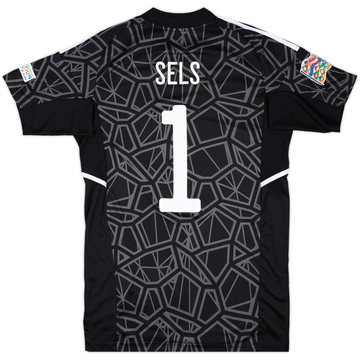2022 Belgium Match Issue Nations League GK Shirt Sels #1