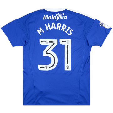2016-17 Cardiff Match Issue Home Shirt M Harris #31