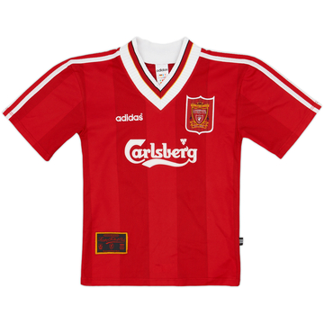 1995-96 Liverpool Home Shirt - 7/10 - (L.Boys)