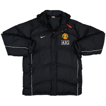 2008-09 Manchester United Nike Padded Bench Coat - 8/10 - (L)