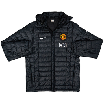 2009-10 Manchester United Nike Padded Bench Coat - 8/10 - (M)