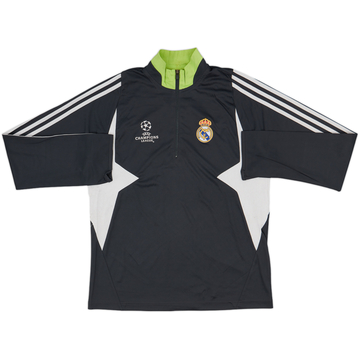 2007-08 Real Madrid adidas CL 1/4 Zip Drill Top - 5/10 - (S)