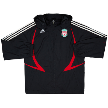 2007-08 Liverpool adidas Hooded Rain Jacket - 6/10 - (L)