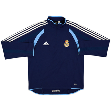 2005-06 Real Madrid adidas 1/4 Zip Drill Top - 8/10 - (M/L)