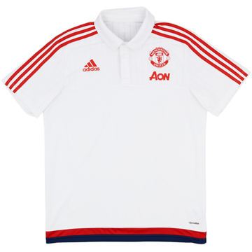 2015-16 Manchester United adidas Polo Shirt - 8/10 - (L)