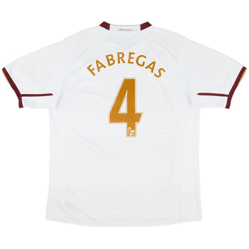 2007-08 Arsenal Away Shirt Fabregas #4 - 6/10 - (L)