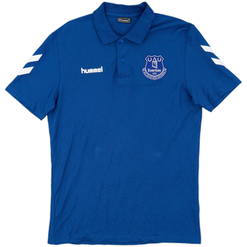 2021-22 Everton Hummel Polo Shirt - 9/10 - (M)
