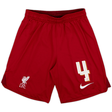 2022-23 Liverpool Home Shorts #4 - 10/10 - (S)