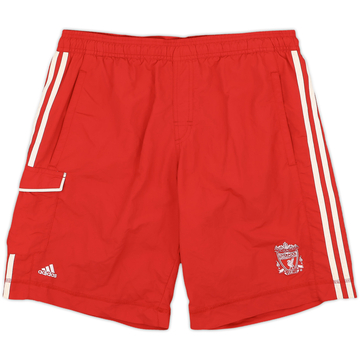 2011-12 Liverpool adidas Lesiure Shorts - 8/10 - (M)