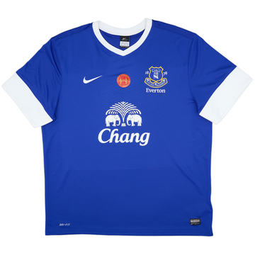 2012-13 Everton Home Shirt Baines #3 - 7/10 - (XXL)