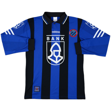 1996-97 Club Brugge Home L/S Shirt - 9/10 - (L.Boys)