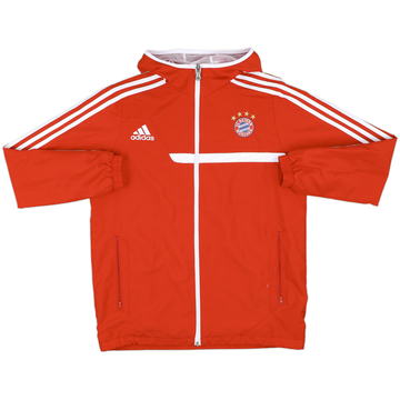 2013-14 Bayern Munich adidas Hooded Track Jacket - 8/10 - (XL.Boys)