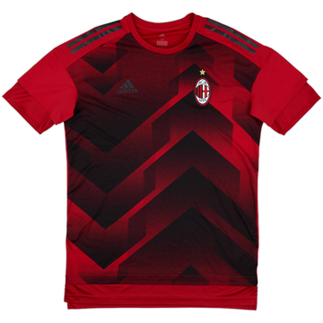 2017-18 AC Milan adidas Training Shirt - 8/10 - (M)