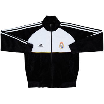 2006-07 Real Madrid adidas Fleece Track Jacket - 8/10 - (XL)