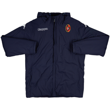 2013-14 Cagliari Kappa Hooded Bench Coat - 7/10 - (M)