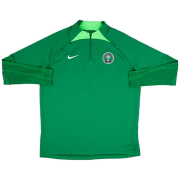 2022-23 Nigeria Nike 1/4 Zip Drill Top - 10/10 - (XL)