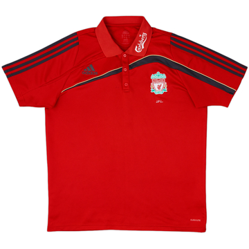 2009-10 Liverpool adidas Polo Shirt - 7/10 - (L)