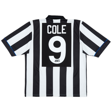 1993-95 Newcastle Home Shirt Cole #9 - 6/10 - (S)